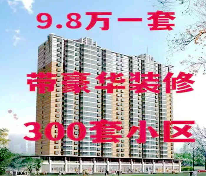 沙頭小產權網：東方公館3棟，9.8萬一套，帶豪華裝修